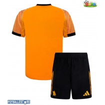 AS Roma Bortedraktsett Barn 2025-26 Kortermet (+ Korte bukser)